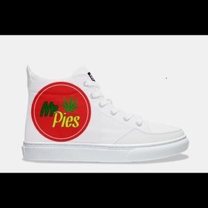 Mr. Pies brand high top hemp sneakers